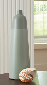 Elite Furniture Outlet - Ashley Furniture - Peerland Vase - Vase / Sage Green - A2000656