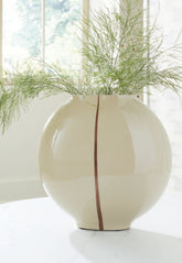Elite Furniture Outlet - Ashley Furniture - Sheabourne Vase - Vase / Cream - A2000702
