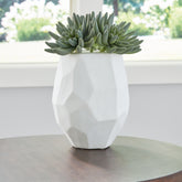 Elite Furniture Outlet - Ashley Furniture - Karenton Vase - Vase / White - A2000721