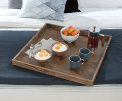 Elite Furniture Outlet - Ashley Furniture - Heddford Tray - Tray / Brown - A2000722