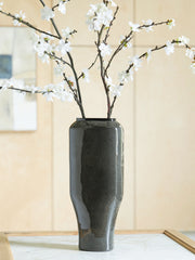 Elite Furniture Outlet - Ashley Furniture - Kierlain Vase - Vase / Gray/Black - A2000809