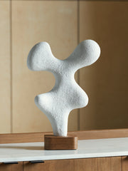 Elite Furniture Outlet - Ashley Furniture - Lavarsen Sculpture - Sculpture / White/Brown - A2000839