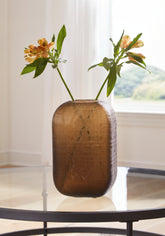Elite Furniture Outlet - Ashley Furniture - Capard Vase - Vase / Brown - A2900004
