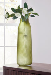 Elite Furniture Outlet - Ashley Furniture - Scottyard Vase - Vase / Olive Green - A2900009