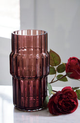 Elite Furniture Outlet - Ashley Furniture - Dorlow Vase - Vase (2/CS) / Mauve - A2900024