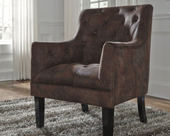 Elite Furniture Outlet - Ashley Furniture - Drakelle Accent Chair - Accent Chair / Mahogany - A3000051