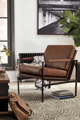 Elite Furniture Outlet - Ashley Furniture - Puckman Accent Chair - Accent Chair / Black - A3000192