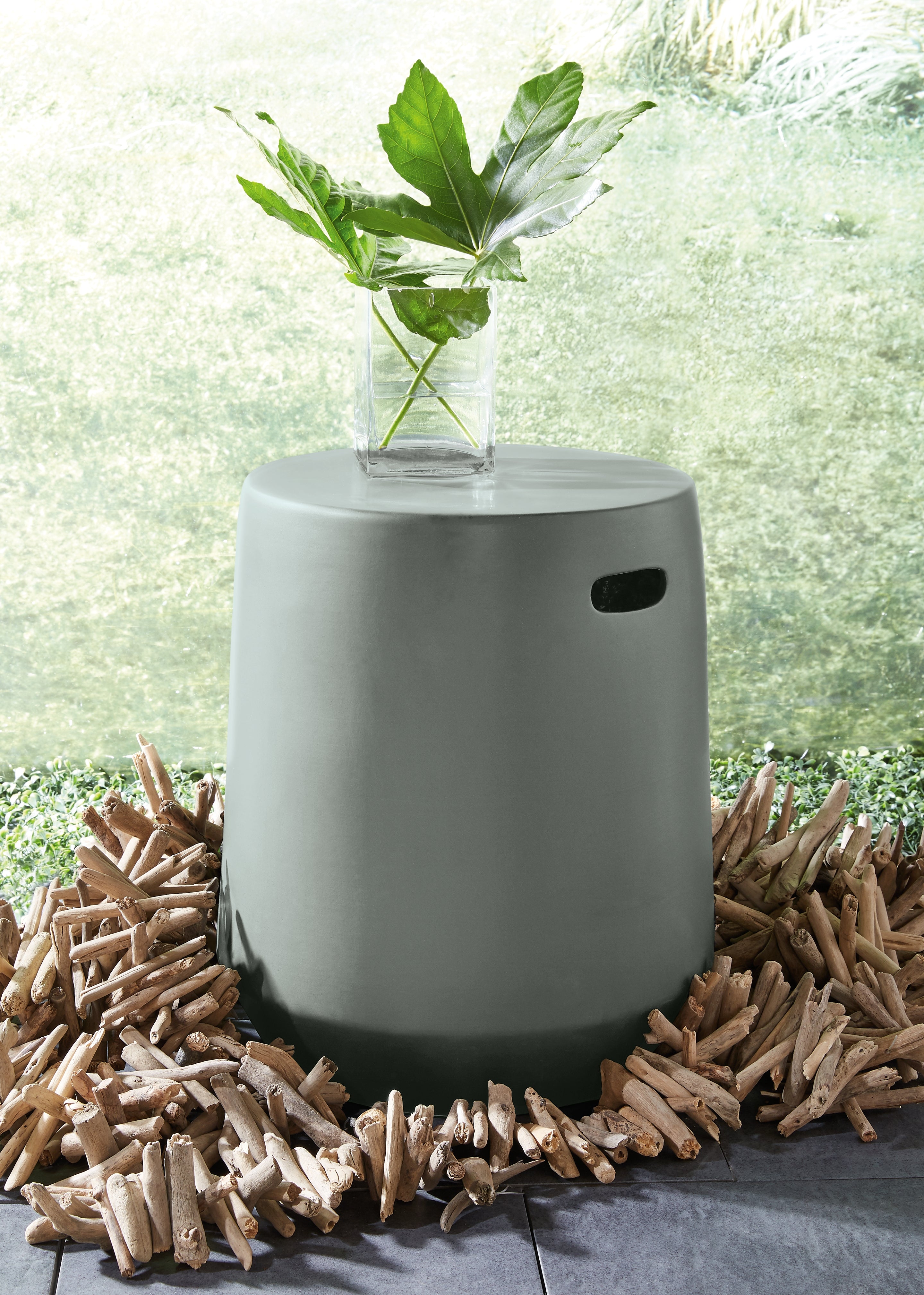 Elite Furniture Outlet - Ashley Furniture - Kalmunds Stool - Stool / Gray - A3000634