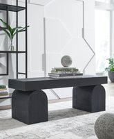 Elite Furniture Outlet - Ashley Furniture - Holgrove Accent Bench - Accent Bench / Black / 50"W x 16"D x 18"H - A3000683
