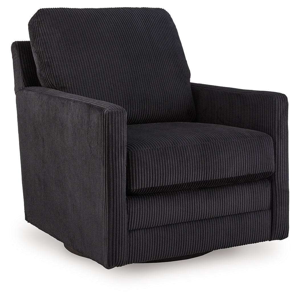 Elite Furniture Outlet - Ashley Furniture - Icaman Swivel Accent Chair - Swivel Accent Chair / Sand - A3000728