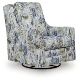 Elite Furniture Outlet - Ashley Furniture - Dustinford Swivel Glider Accent Chair - Swivel Glider Accent Chair / Multi - A3000732