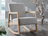 Elite Furniture Outlet - Ashley Furniture - Wychworth Accent Chair - Accent Chair / Gray/Natural - A3000745