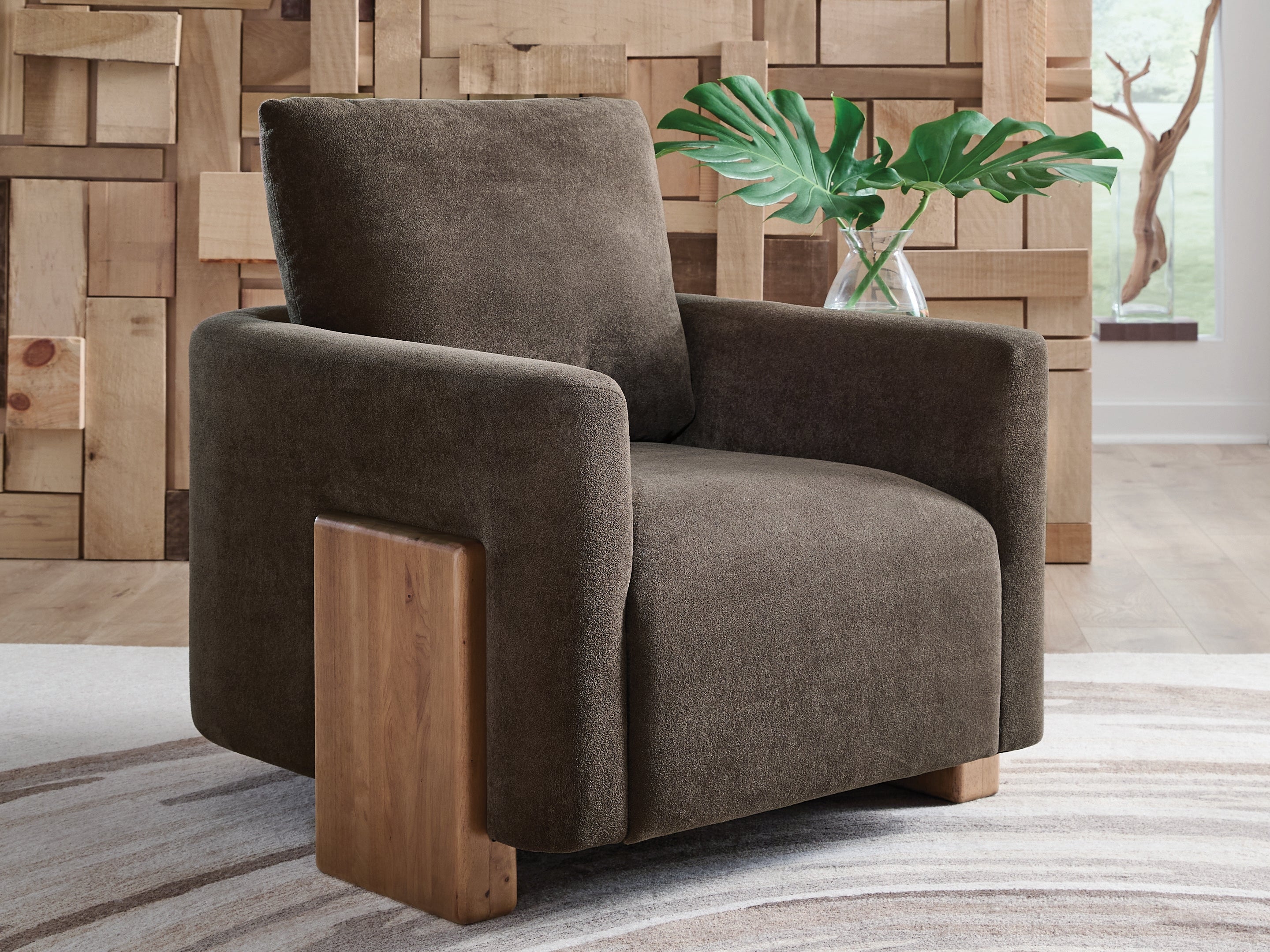Elite Furniture Outlet - Ashley Furniture - Dairlett Accent Chair - Accent Chair / Brown - A3000746
