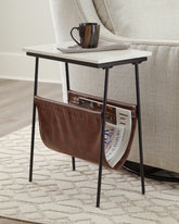 Elite Furniture Outlet - Ashley Furniture - Etanbury Accent Table - Accent Table / Brown/Black/White - A4000254