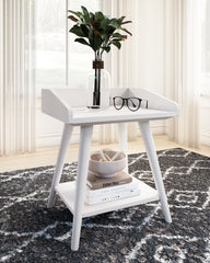 Elite Furniture Outlet - Ashley Furniture - Blariden Accent Table - Accent Table / White - A4000367