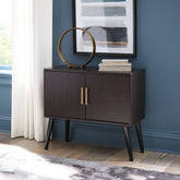 Elite Furniture Outlet - Ashley Furniture - Orinfield Accent Cabinet - Accent Cabinet / Dark Brown - A4000399