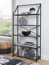 Elite Furniture Outlet - Ashley Furniture - Dakerwell Bookcase - Bookcase / Antique Black - A4000557