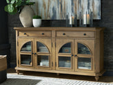 Elite Furniture Outlet - Ashley Furniture - Barlomore Accent Cabinet - Accent Cabinet / Brown - A4000597