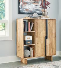 Elite Furniture Outlet - Ashley Furniture - Kierwell Accent Cabinet - Accent Cabinet / Natural - A4000653