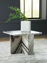 Elite Furniture Outlet - Ashley Furniture - Baretton Accent Coffee Table - Accent Cocktail Table / Black/White/Taupe - A4000670