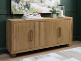 Elite Furniture Outlet - Ashley Furniture - Niam Accent Cabinet - Accent Cabinet / Light Antique Beige - A4000684