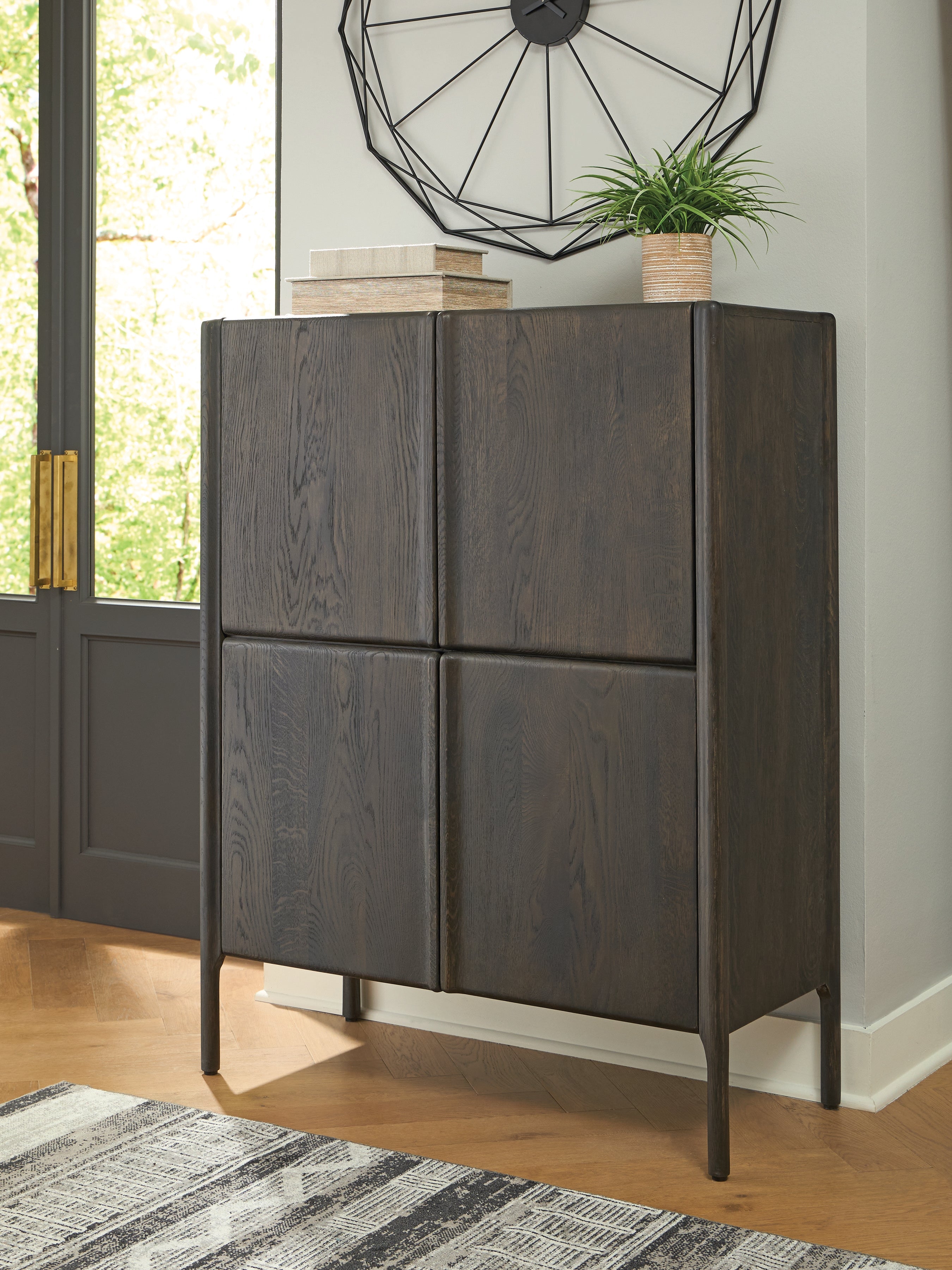 Elite Furniture Outlet - Ashley Furniture - Orsonal Accent Cabinet - Accent Cabinet / Espresso Brown - A4000686