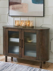Elite Furniture Outlet - Ashley Furniture - Mayridge Accent Cabinet - Accent Cabinet / Medium Brown - A4000694