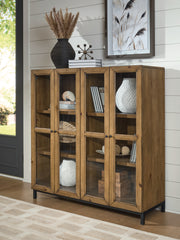 Elite Furniture Outlet - Ashley Furniture - Wrenridge Accent Cabinet - Accent Cabinet / Gray Brown - A4000706