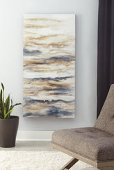 Elite Furniture Outlet - Ashley Furniture - Joely Wall Decor - Wall Art / Blue/Tan - A8000277