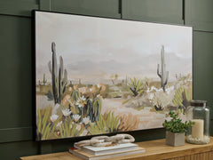 Elite Furniture Outlet - Ashley Furniture - Sidworth Wall Decor - Wall Art / Green/Beige/Gray - A8000480