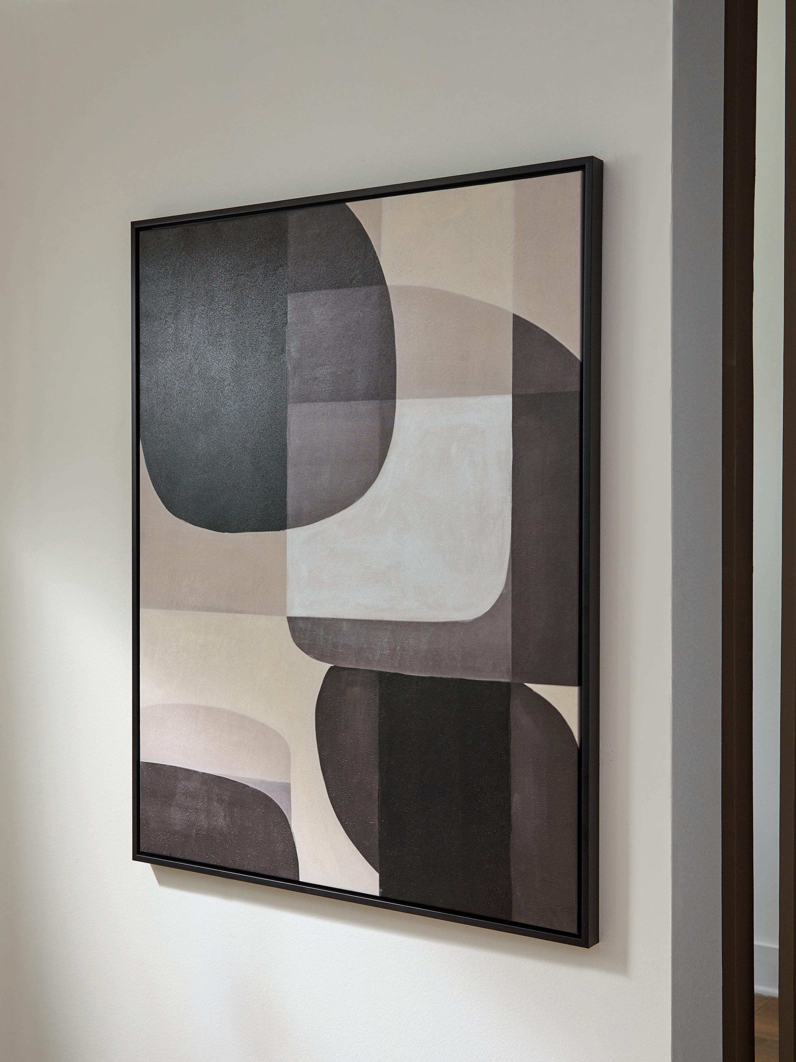 Elite Furniture Outlet - Ashley Furniture - Kesleigh Wall Decor - Wall Art / Black/White - A8000495