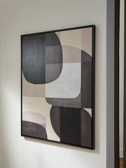 Elite Furniture Outlet - Ashley Furniture - Kesleigh Wall Decor - Wall Art / Black/White - A8000495