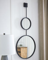 Elite Furniture Outlet - Ashley Furniture - Brewer Mirror - Accent Mirror / Black - A8010166