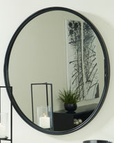 Elite Furniture Outlet - Ashley Furniture - Brocky Mirror - Accent Mirror / White - A8010293