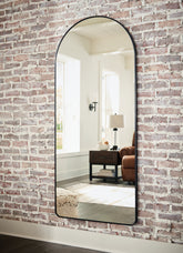 Elite Furniture Outlet - Ashley Furniture - Sethall Mirror - Floor Mirror / Black - A8010307