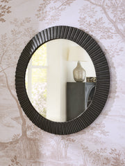 Elite Furniture Outlet - Ashley Furniture - Ozias Mirror - Accent Mirror / Black - A8010417