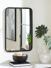 Elite Furniture Outlet - Ashley Furniture - Judlow Mirror - Accent Mirror / Black - A8010419