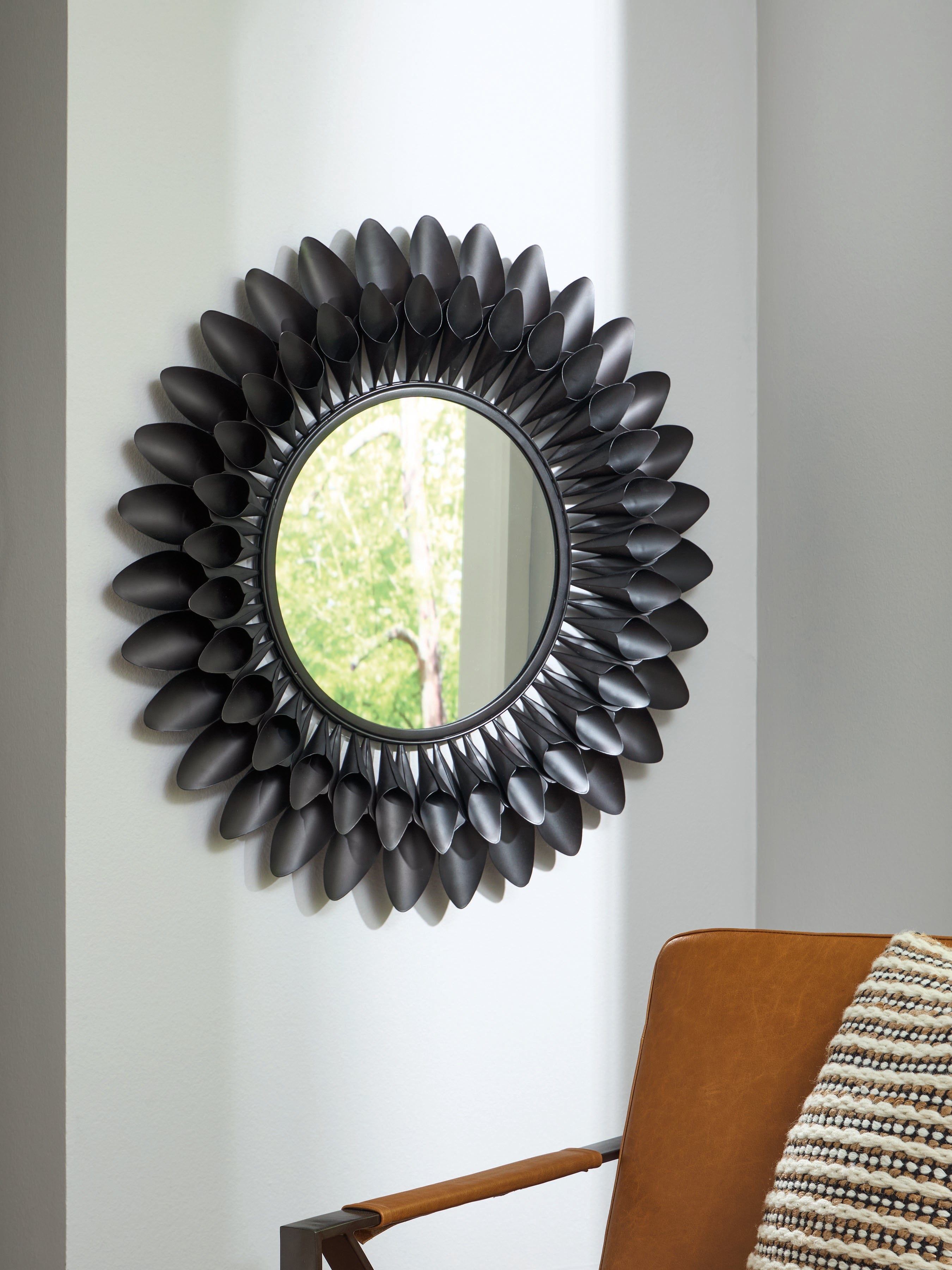 Elite Furniture Outlet - Ashley Furniture - Ryenmour Mirror - Accent Mirror / Oil Rubbed Bronze Finish - A8010421