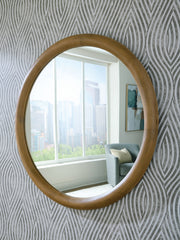 Elite Furniture Outlet - Ashley Furniture - Yadiel Mirror - Accent Mirror / Brown - A8010426