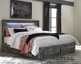 Elite Furniture Outlet - Ashley Furniture - Baystorm Bedroom - Full Panel Bed with 2 Storage Drawers / Gray - B221B34