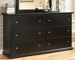 Elite Furniture Outlet - Ashley Furniture - Maribel Bedroom - Twin Panel Bed / Black - B138B51