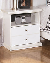 Elite Furniture Outlet - Ashley Furniture - Bostwick Shoals Bedroom - King Panel Bed / White - B139B47