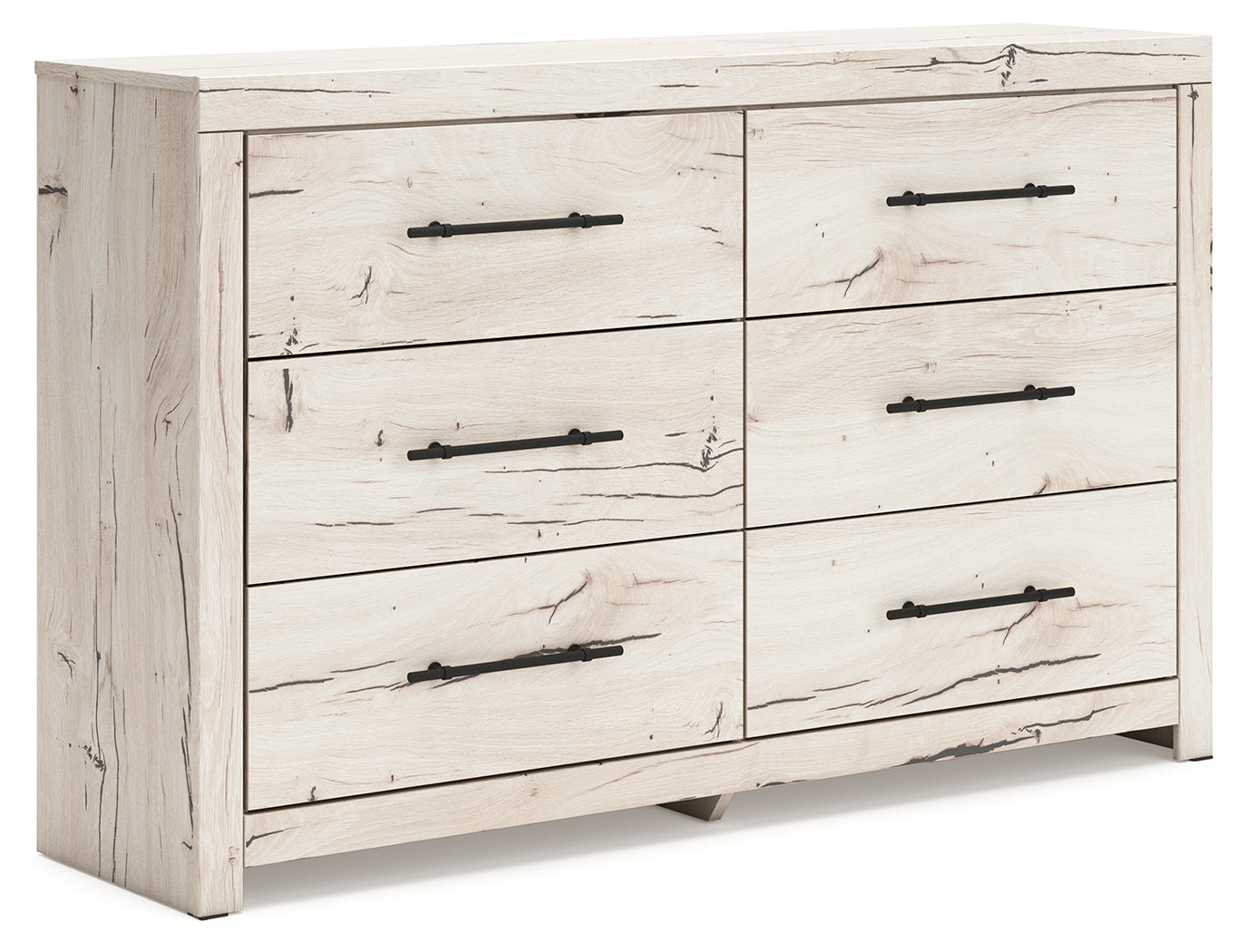 Elite Furniture Outlet - Ashley Furniture - Lawroy Bedroom - Full Panel Bed with Storage / Light Natural - B2310B43