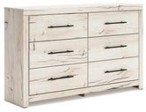 Elite Furniture Outlet - Ashley Furniture - Lawroy Bedroom - Full Panel Bed with Storage / Light Natural - B2310B43