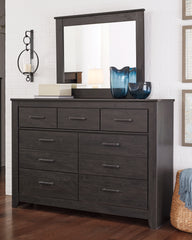 Elite Furniture Outlet - Ashley Furniture - Brinxton Bedroom - Full Panel Bed / Charcoal - B249B5