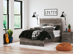 Elite Furniture Outlet - Ashley Furniture - Ralinksi Bedroom - Twin Panel Bed / Gray - B2587B11