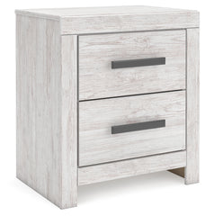 Elite Furniture Outlet - Ashley Furniture - Cayboni Bedroom - Twin Panel Bed / Whitewash - B3788B6