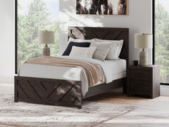 Elite Furniture Outlet - Ashley Furniture - Prendonea Bedroom - Six Drawer Dresser / Charcoal - B3789-31