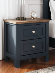 Elite Furniture Outlet - Ashley Furniture - Landocken Bedroom - Dresser and Mirror / Brown/Blue - B414B1