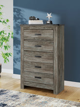 Elite Furniture Outlet - Ashley Furniture - Frandern Bedroom - Five Drawer Chest / Gray - B4480-46